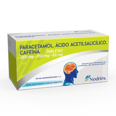 Nodrim Parace/A.Acetil/Caf Tab con 24 image number 0