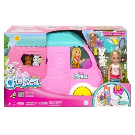 Set de Juego Chelsea Nuevo Camper Barbie image number 5