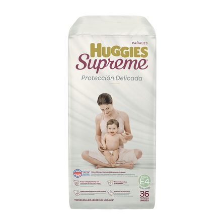 Pañal para Bebé Huggies Supreme Unisex, Etapa 4 con 36 Piezas image number 3