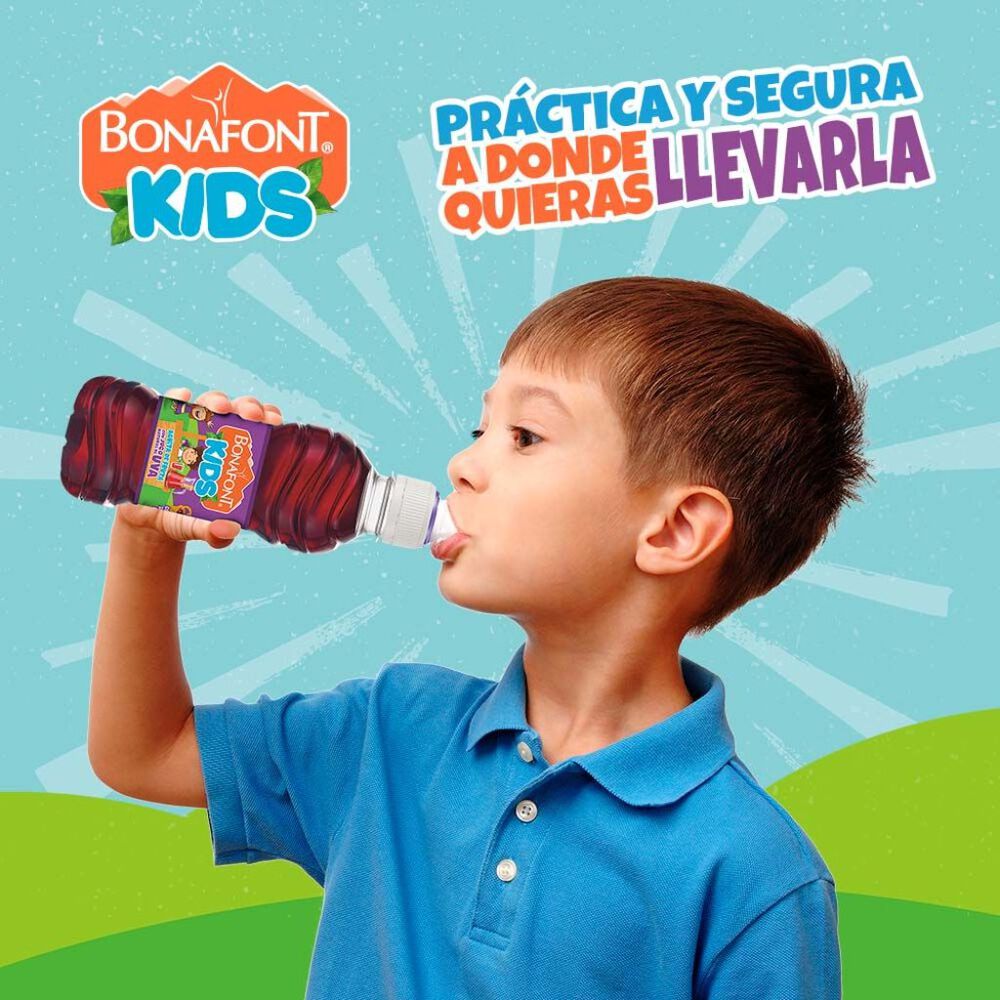 Agua Bonafont Kids Con Jugo Natural De Uva 300 Ml image number 4