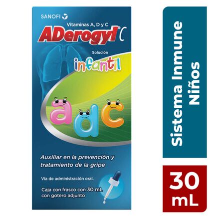 Jarabe Antigripal Aderogyl C Infantil 30 ml image number 1