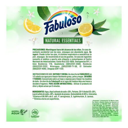 Limpiador Multiusos Fabuloso Natural Essentials Eucalipto 1.7 lt image number 1