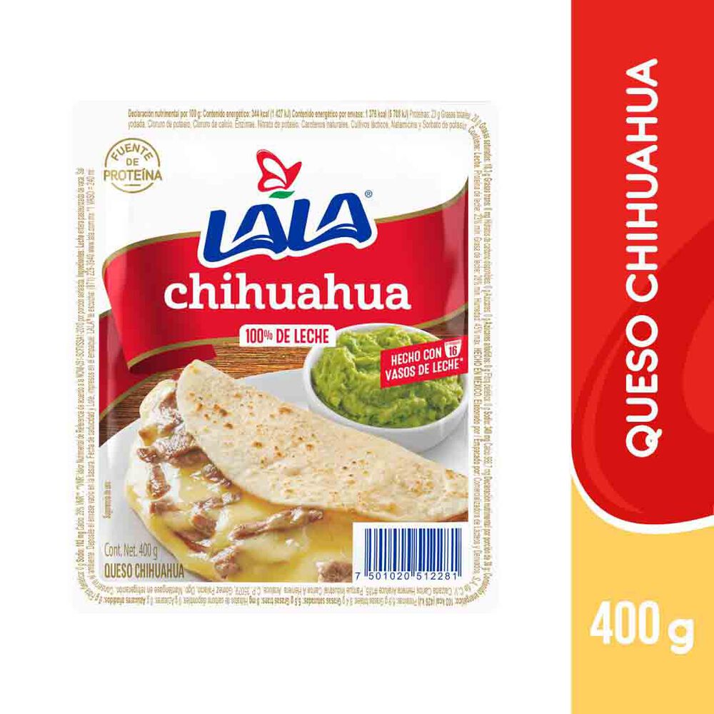 Queso Lala Chihuahua  400 g image number 0