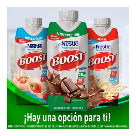 Suplemento Alimenticio Boost Azteca Alto en Proteína Chocolate 330 ml image number 7