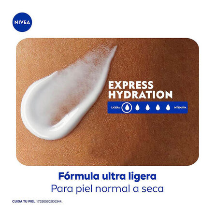 Crema Corporal Humectante Nivea Express Hydration Piel Normal 400 ml image number 5