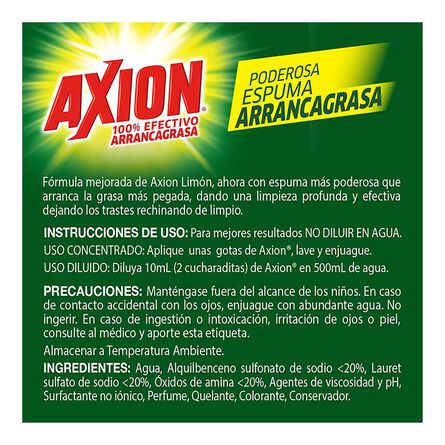 Lavatrastes Axion Limón Líquido 1.4 l image number 2