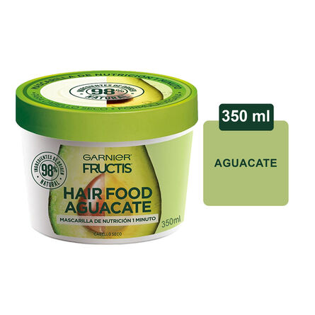 Mascarilla para Cabello Garnier Fructis Hair Food Aguacate 350 ml image number 2