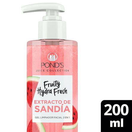 Limpiador Facial Pond's Fruity Hydra Fresh Sandía 200 Ml image number 1