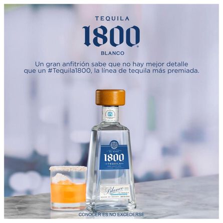 Tequila 1800 Blanco 700 ml image number 2