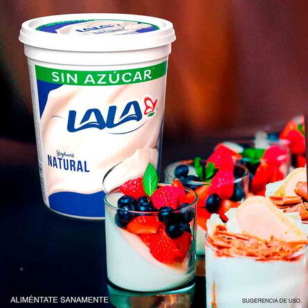 Yoghurt Lala Batido Natural Sin Azúcar 900 g image number 4