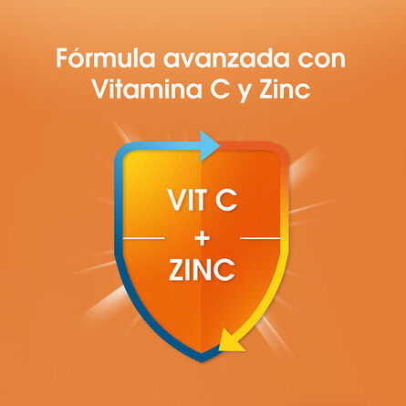 Vitamina C + Zinc Redoxon Plus 10 Tabletas Efervescentes image number 8