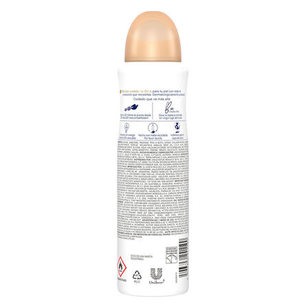 Desodorante en aerosol Dove Tono Uniforme Coco para dama 150 ml image number 5