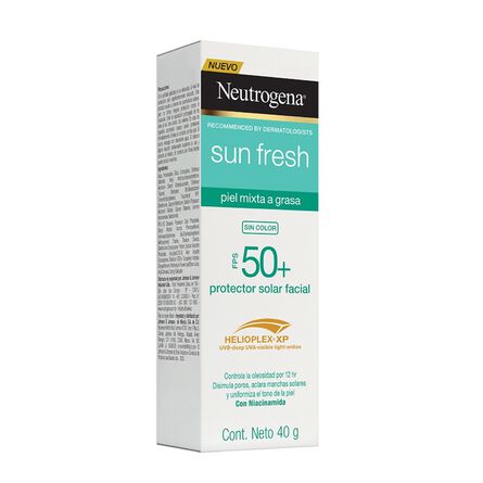 Protector Solar Facial Neutrogena Sin Tono Sun Fresh Derm Care image number 2