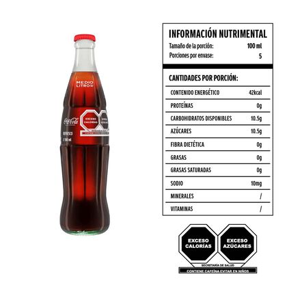 Refresco Coca-Cola 500 Ml Botella image number 2
