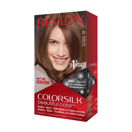Tinte para cabello Beautiful Color Keratina Castaño Claro tono 51 59.1 ml image number 2