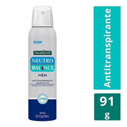 Desodorante Antitranspirante En Aerosol Palmolive Neutro Balance Men 91 G image number 3