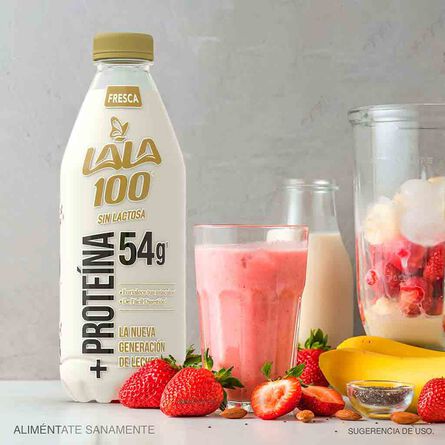 Leche Fresca Lala 100 Sin Lactosa Proteína  1 lt image number 4