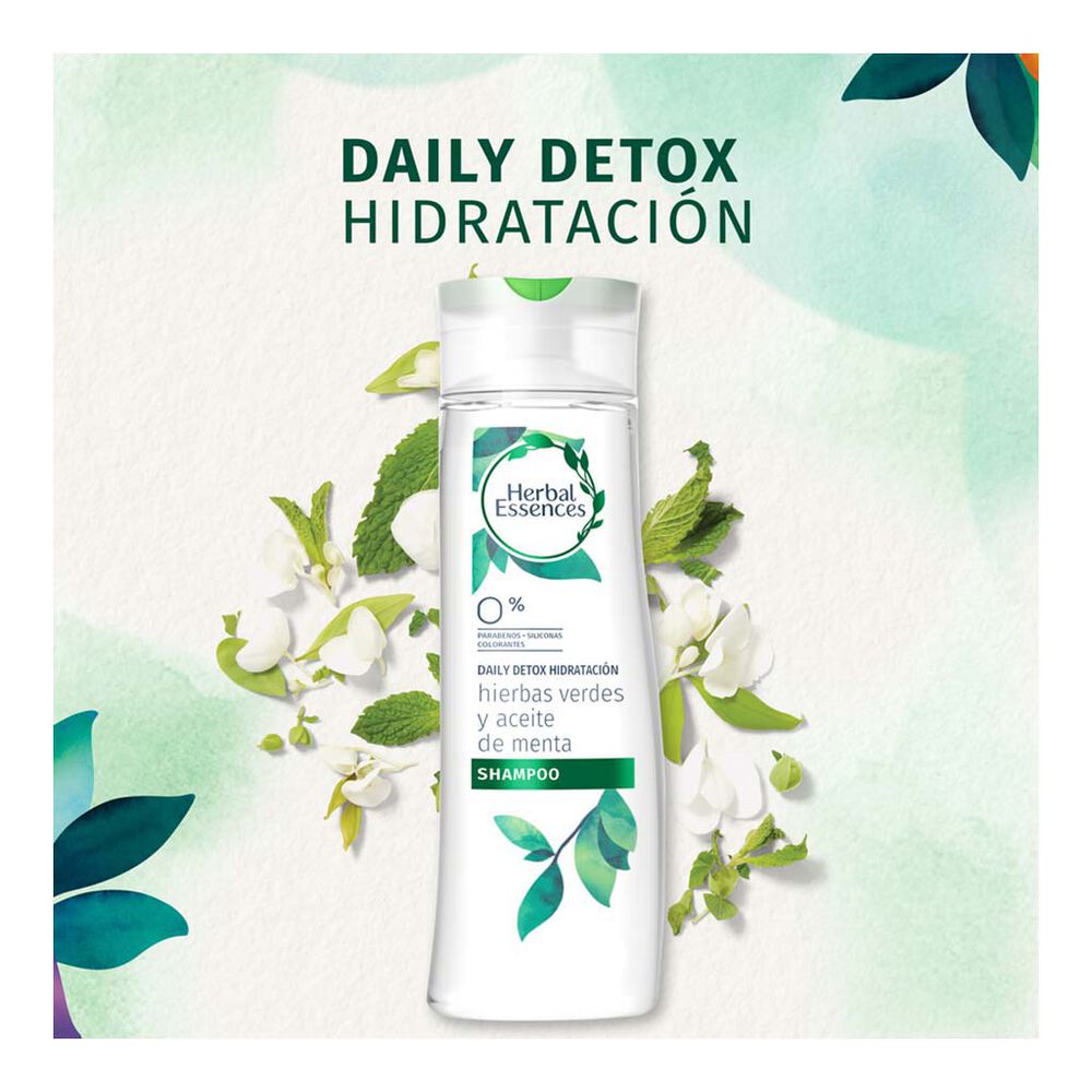 Shampoo Herbal Essences Daily Detox Hidratación 700 ml image number 1