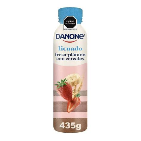 Licuado Danone Fresa-Platano-Cereal 435 g