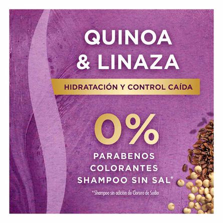 Tratamiento Acondicionador Sedal Hidratación y Control Caída Quinoa y Linaza 260 ml image number 1