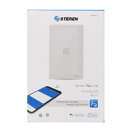 Apagador Touch Wi-Fi Steren SHOME-111 image number 3
