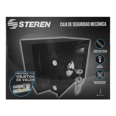 Caja de Seguridad Steren SEG-460 Negro image number 4
