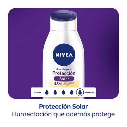 Crema Corporal Humectante Nivea Protección Solar FPS 15+ 400 ml image number 6