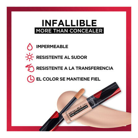 Corrector L'Oréal Perfection Infallible 14.4 Ml image number 4