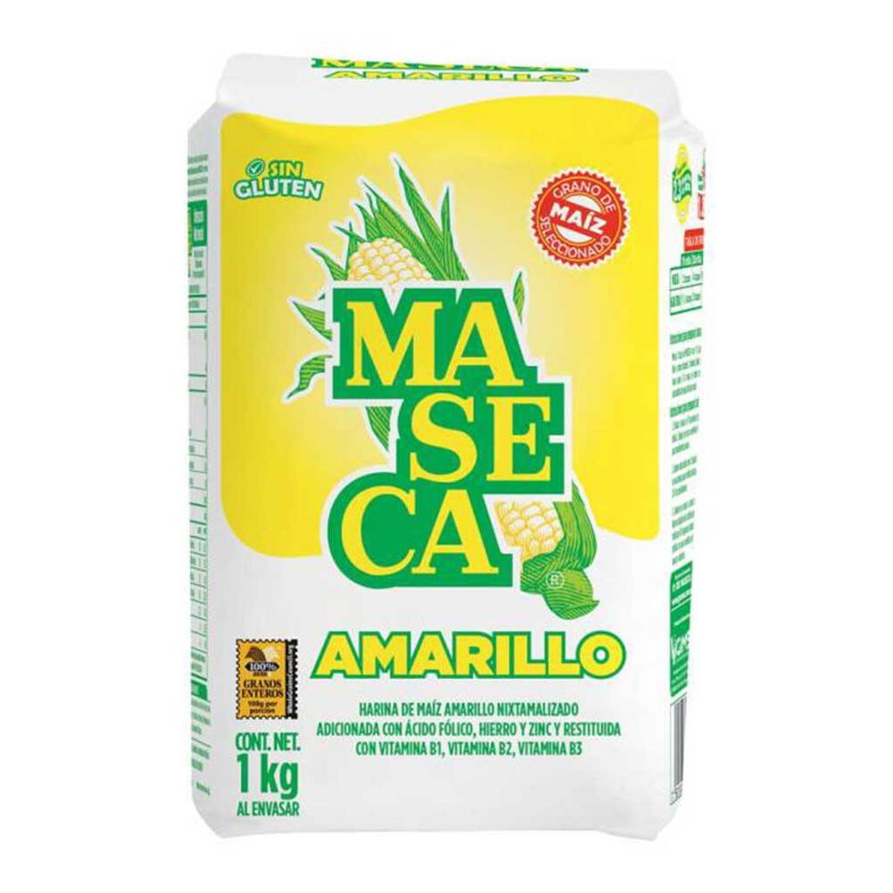 Harina De Maiz Amarilla Maseca 1 Kg image number 0