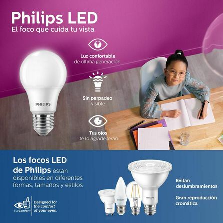 Foco Philips Led Filamento De Vela E27 Luz Cálida image number 6