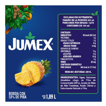Bebida con  Piña Jumex 1.89 l image number 2