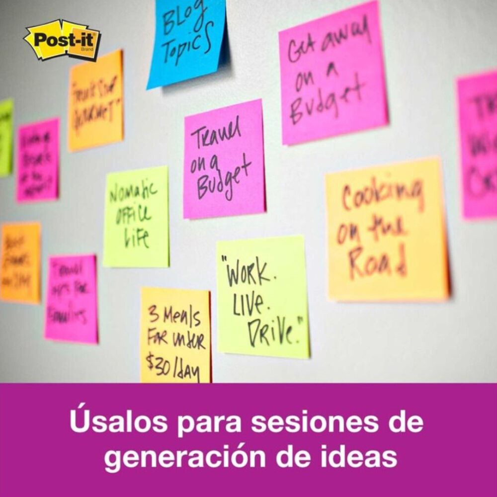 Notas Adhesivas Post It Style Multicolor 90 Hj image number 3