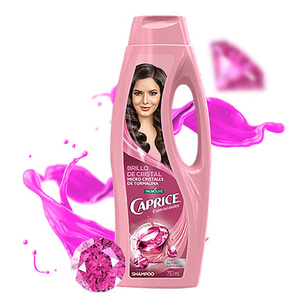 Shampoo Caprice Especialidades Brillo de Cristal 750 ml image number 3