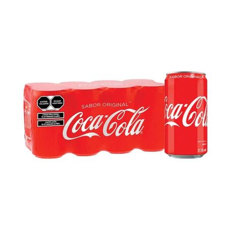Refresco Coca-Cola Light sin Cafeína 235ml 8 Pack
