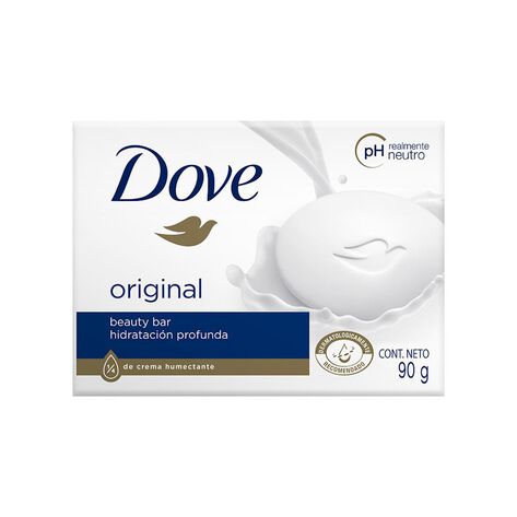 Jabón en barra Dove Original 4 Barras de 90 g c/u