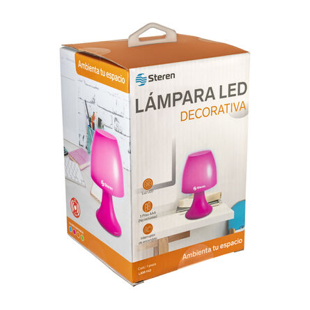 Lámpara LED Decorativa Steren LAM-140RS Rosa image number 1