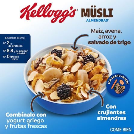 Cereal Kellogg's Müsli Almendras 410 g image number 2