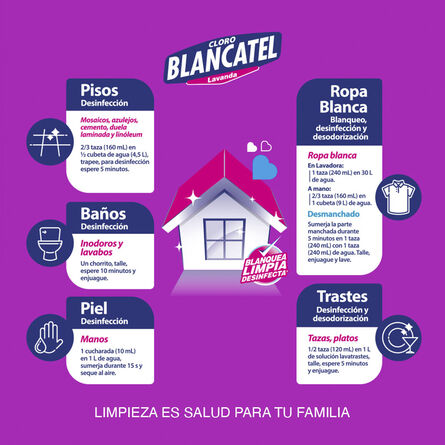 Blanqueador Blancatel Lavanda 3.75 lt image number 3
