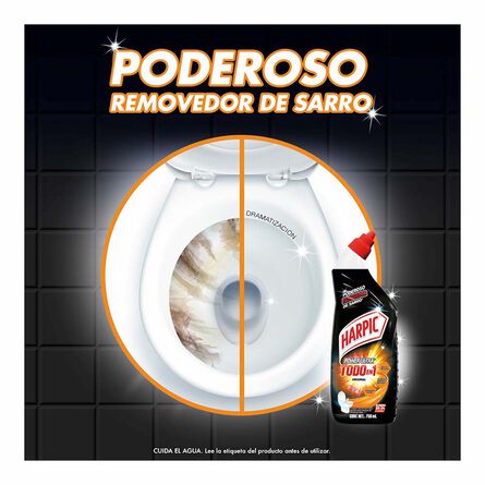 Harpic® Líquido Desinfectante para Inodoros Power Ultra Original Todo en 1 750 ml image number 2