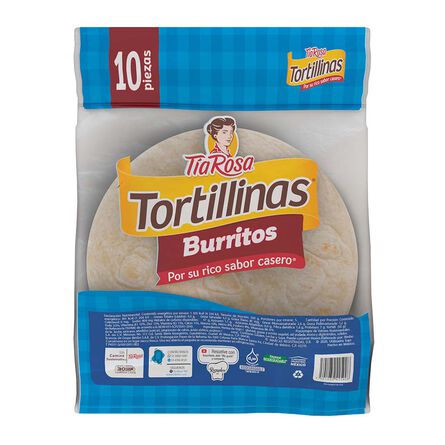 Tortillinas Tía Rosa Burritos 10 piezas image number 1