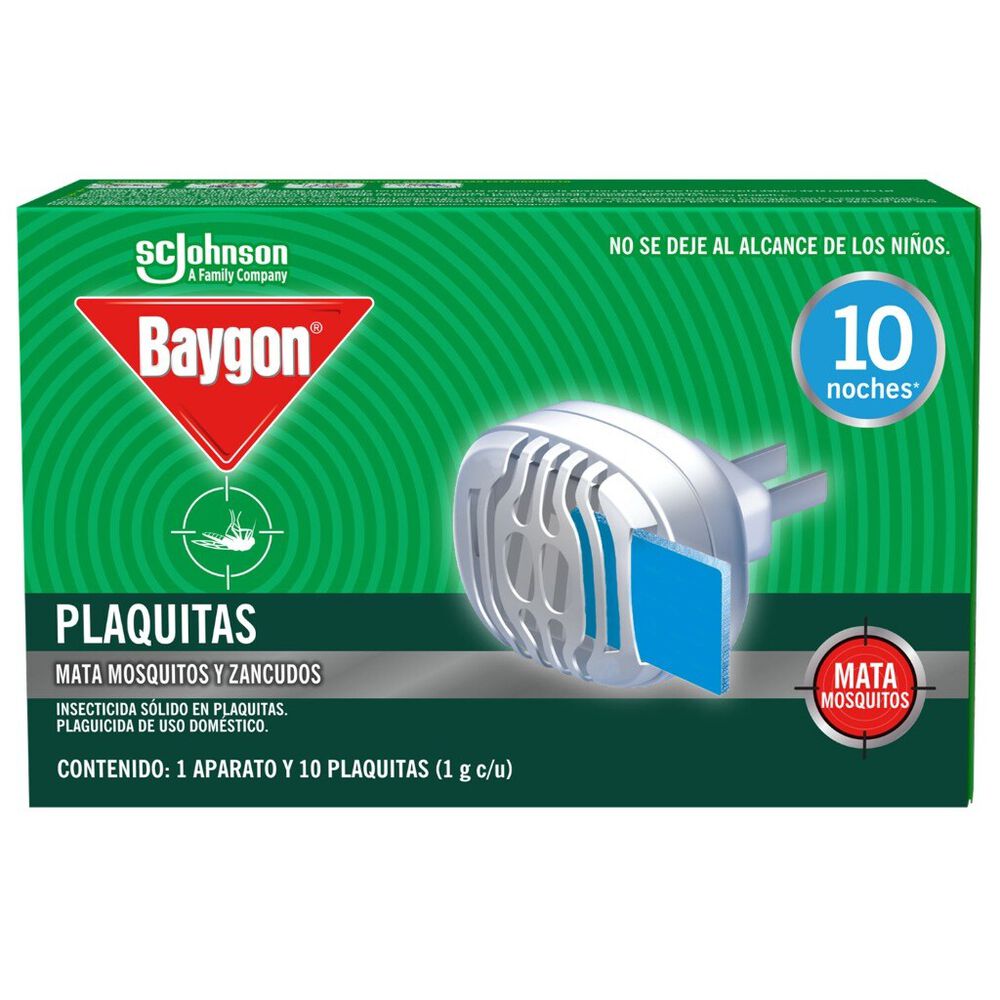 Baygon Insecticida en 10 Laminitas + Aparato image number 0