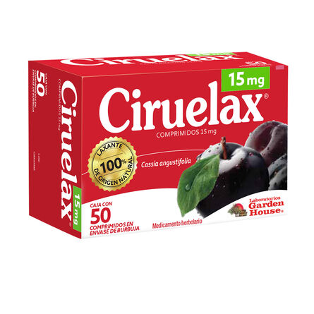 Laxante Ciruelax Natural 50 Comprimidos image number 1