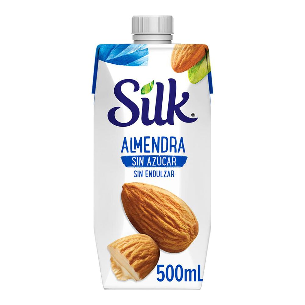 Silk Alimento Líquido De Almendra Sin Azúcar Sin Endulzar 500mL image number 0
