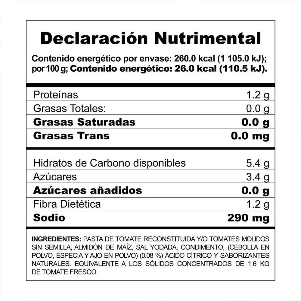 Tomates molidos Del fuerte condimentado 1 kg image number 1