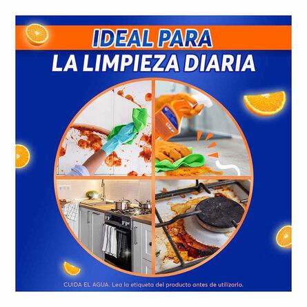 Brasso® Limpiador Líquido Desengrasante para Cocina Naranja Repuesto 500 ml image number 1