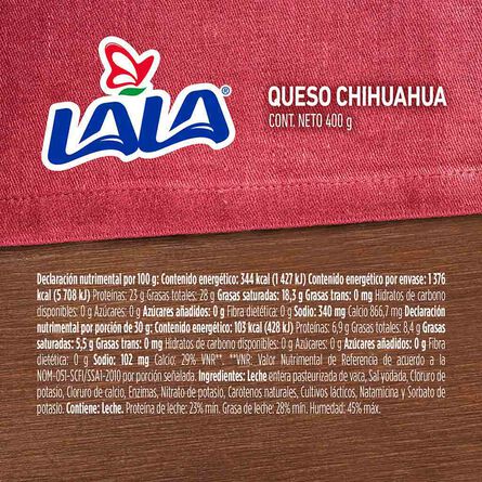 Queso Lala Chihuahua  400 g image number 2
