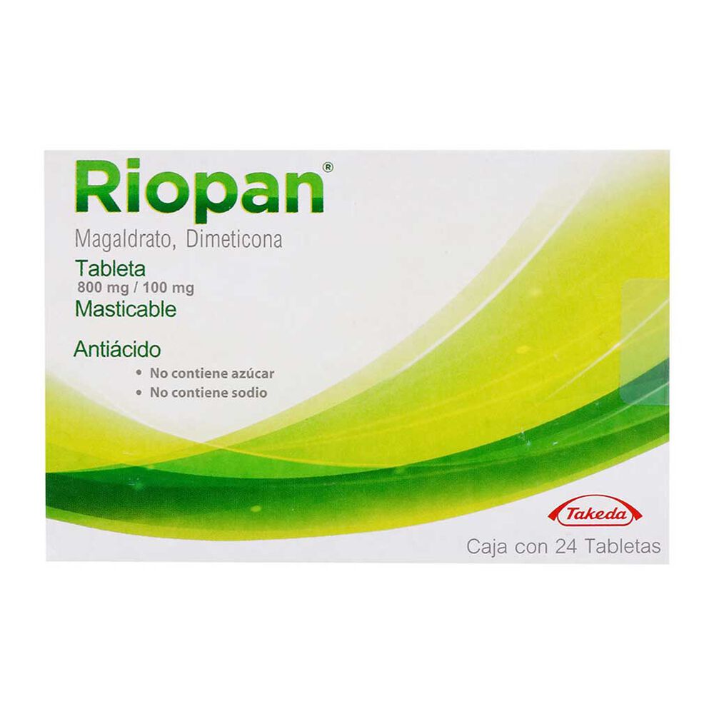 Riopan 800/100mg Tab con 24 image number 0
