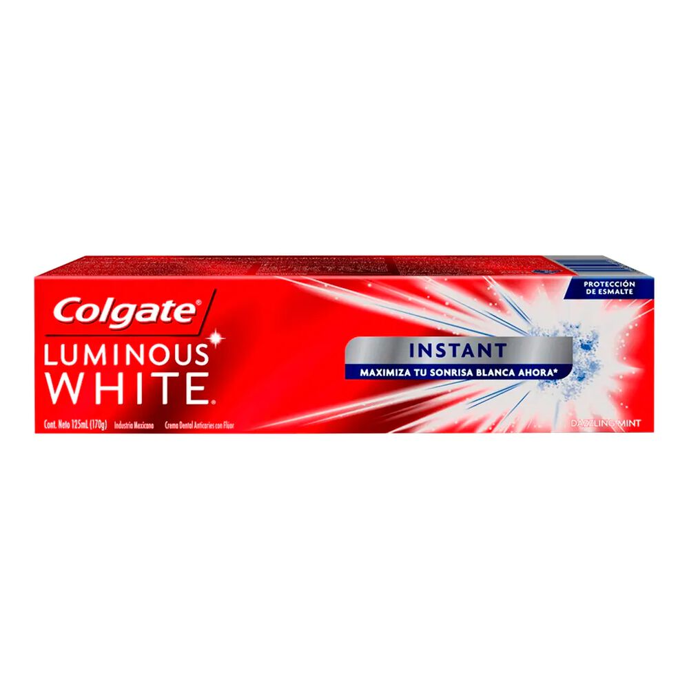 Pasta Dental Colgate Luminous White Instant Blanqueadora 125 ml image number 0