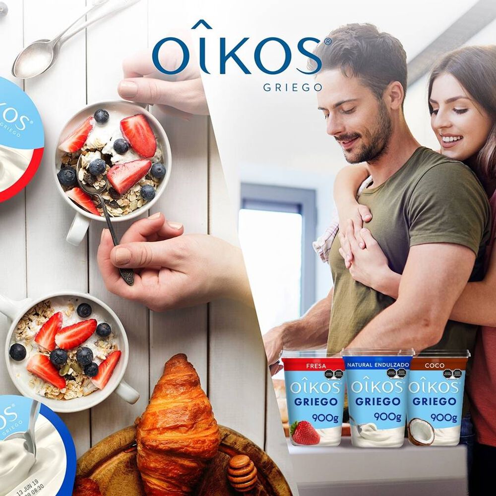 Yoghurt Oikos Griego Con Fresa 900g image number 3
