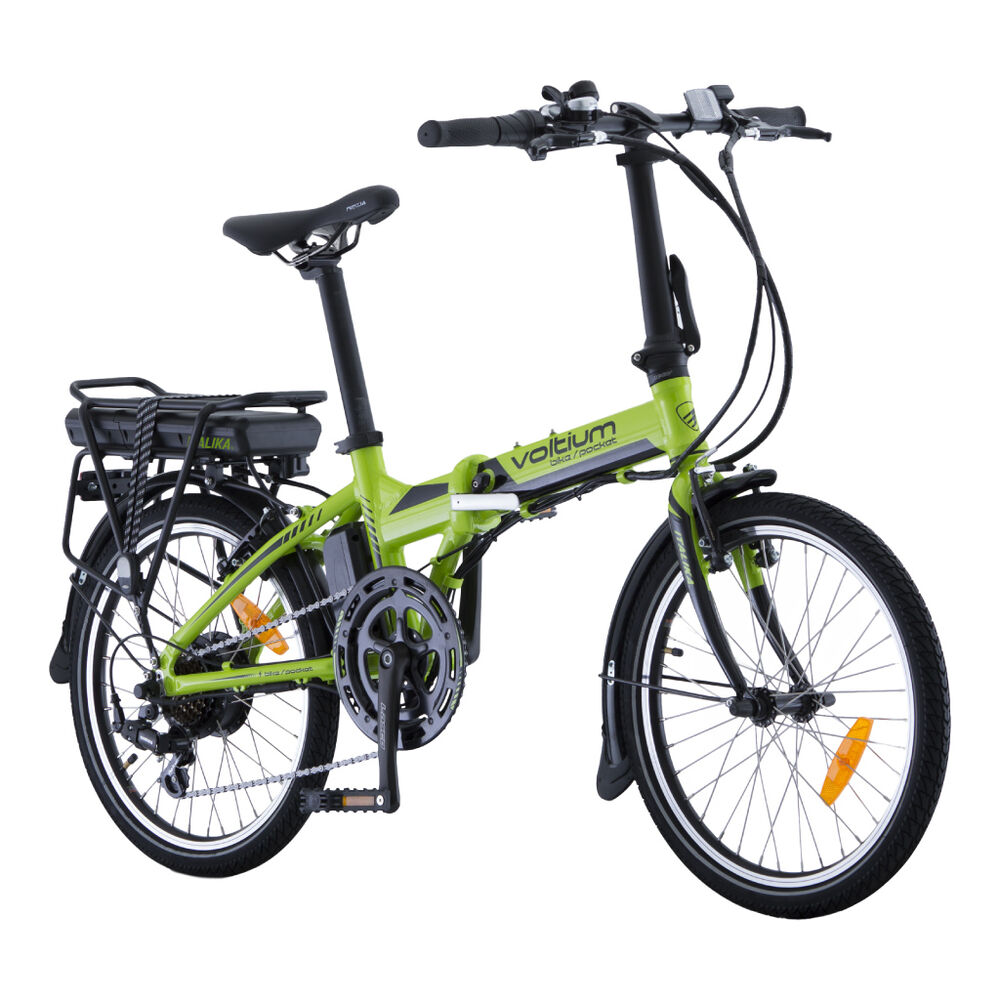 Bicicleta Eléctrica Italika Voltium Bike Pocket Verde Negro 2019 image number 0